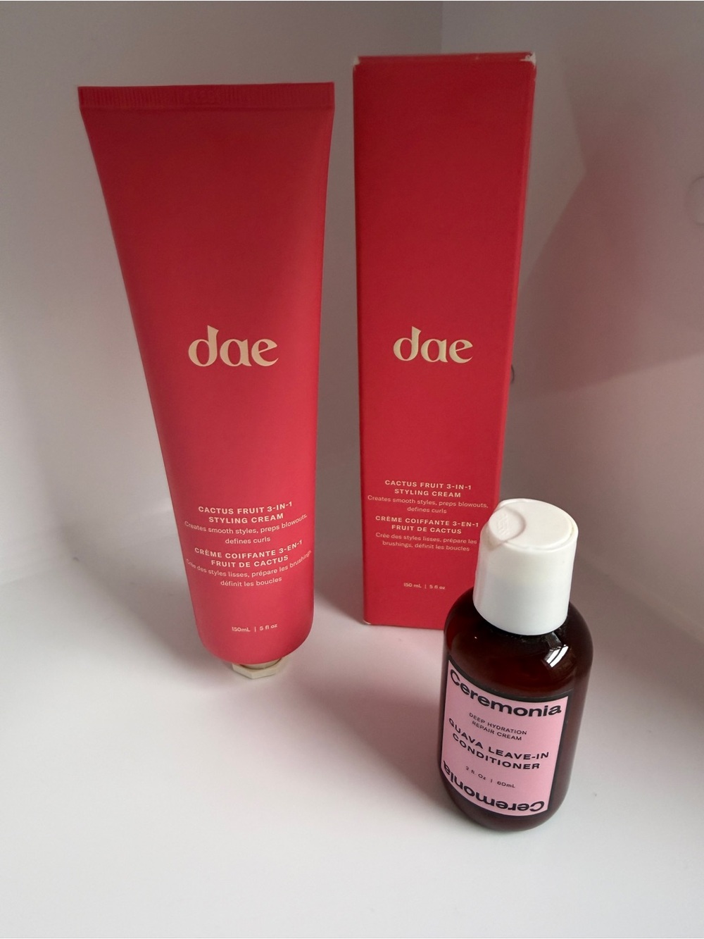 NIB/ NWT Dae Cactus Fruit 3-in-1 Cream & Ceremonia Guava Leave in Conditioner